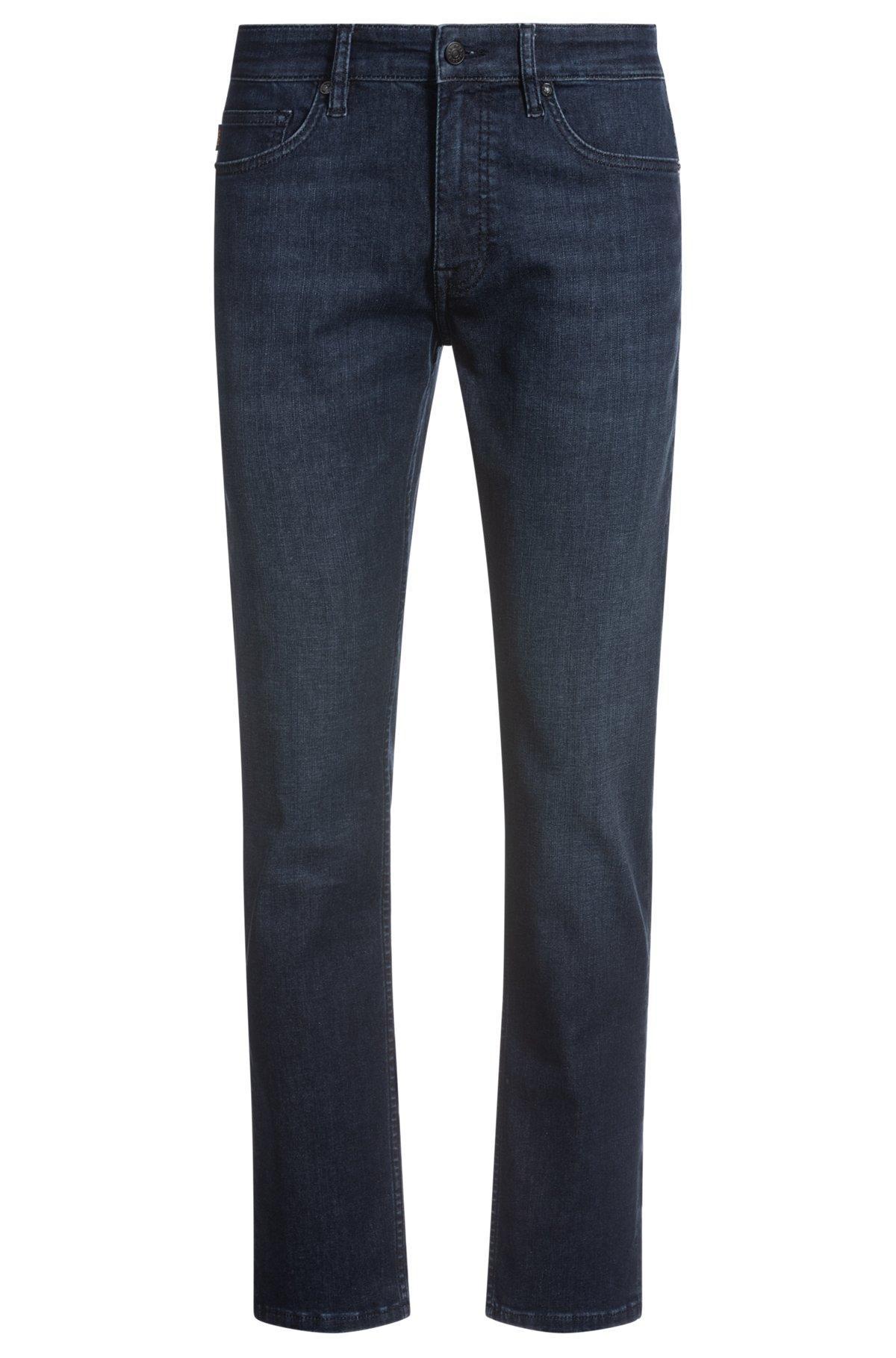 Delaware slim-fit jeans in dark-blue denim Product Image