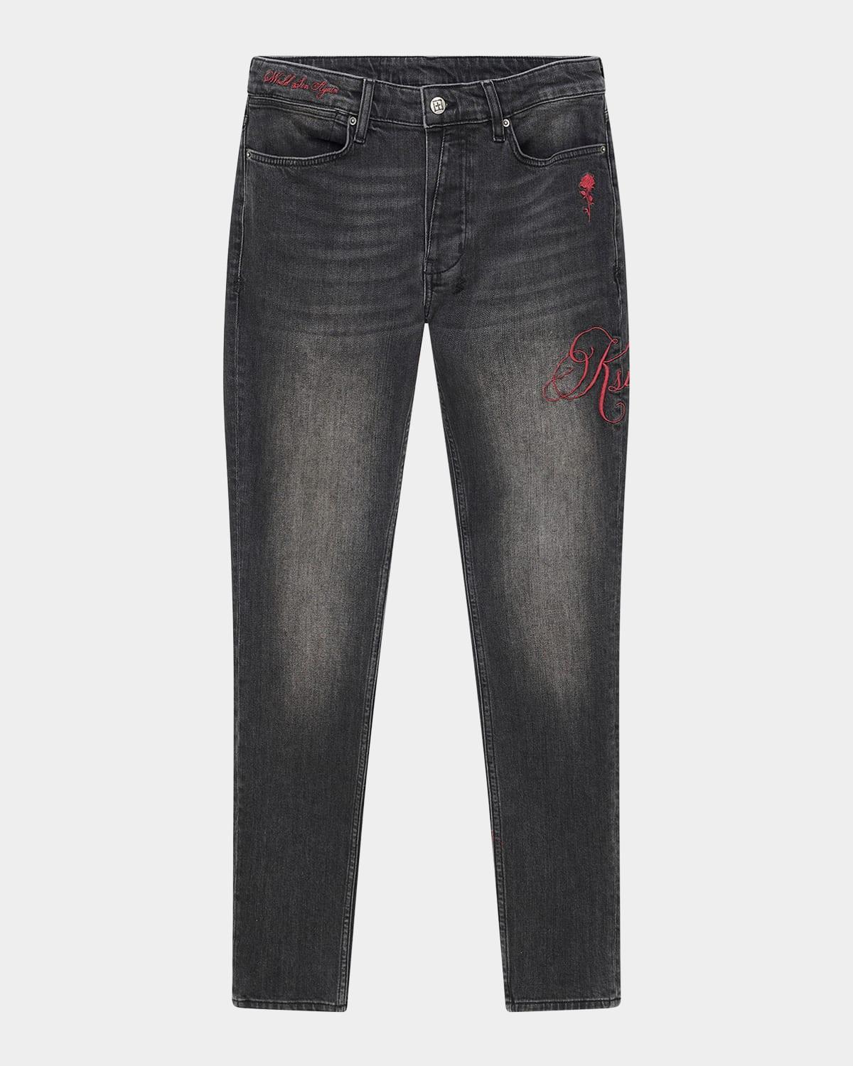Mens Van Winkle Black Rokk Jeans Product Image
