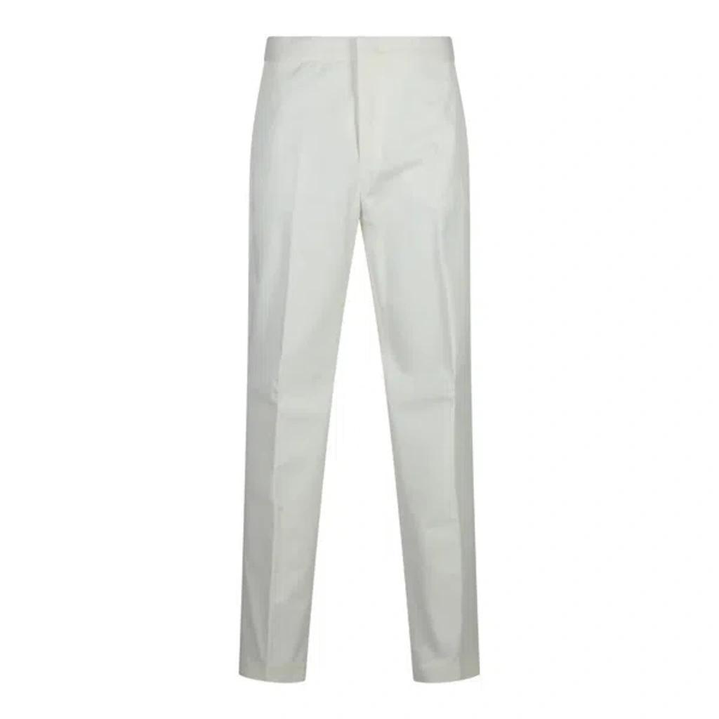 ALBERTA FERRETTI Beige Pants With High Waist And Belt Loops In Silk Blend Woman In Pink Product Image