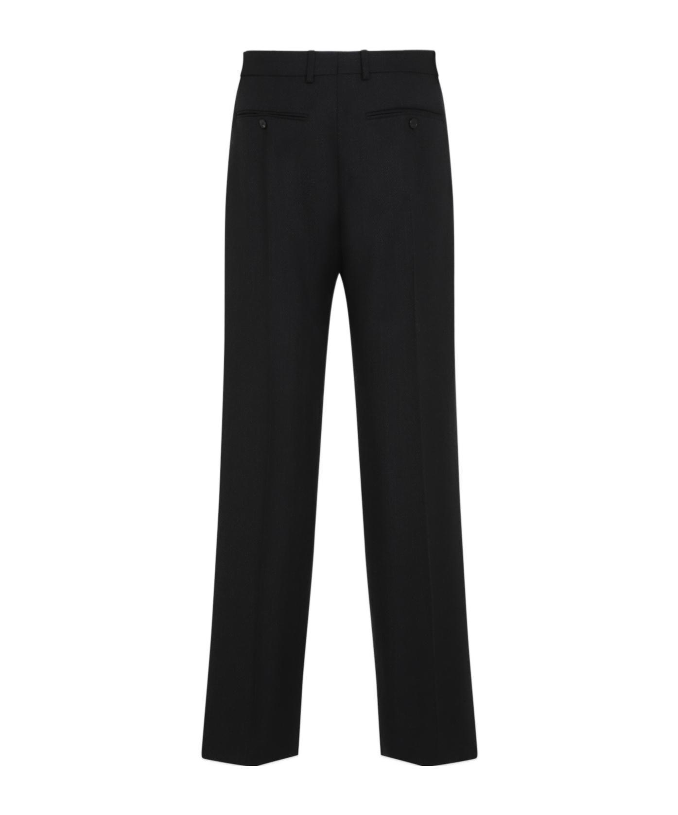 DRIES VAN NOTEN Belt-loop Casual Pants In Black Product Image