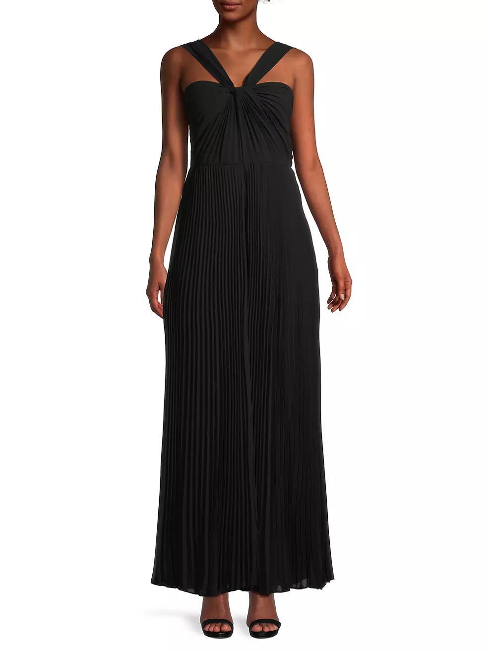 Tina Pleated Twisted Jumpsuit Product Image