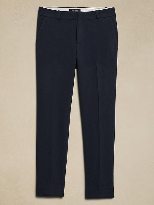 Ryan Double Weave Straight Ankle Pant Product Image