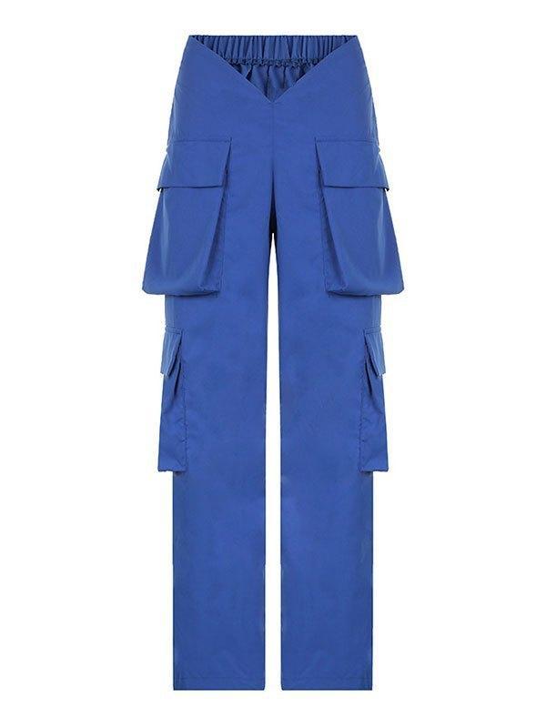 V Cut Pocket Cargo Pants Product Image
