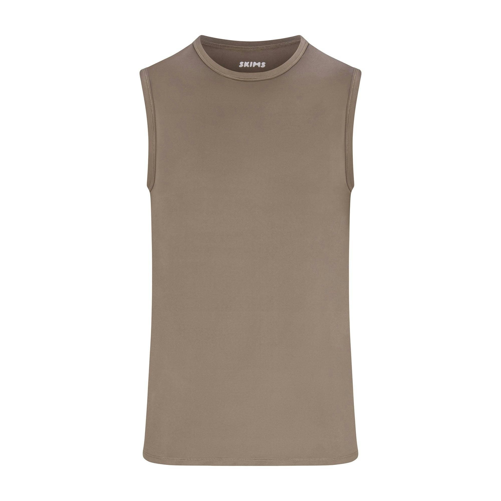 OUTDOOR JERSEY MENS MUSCLE TANK | TRUFFLE Product Image