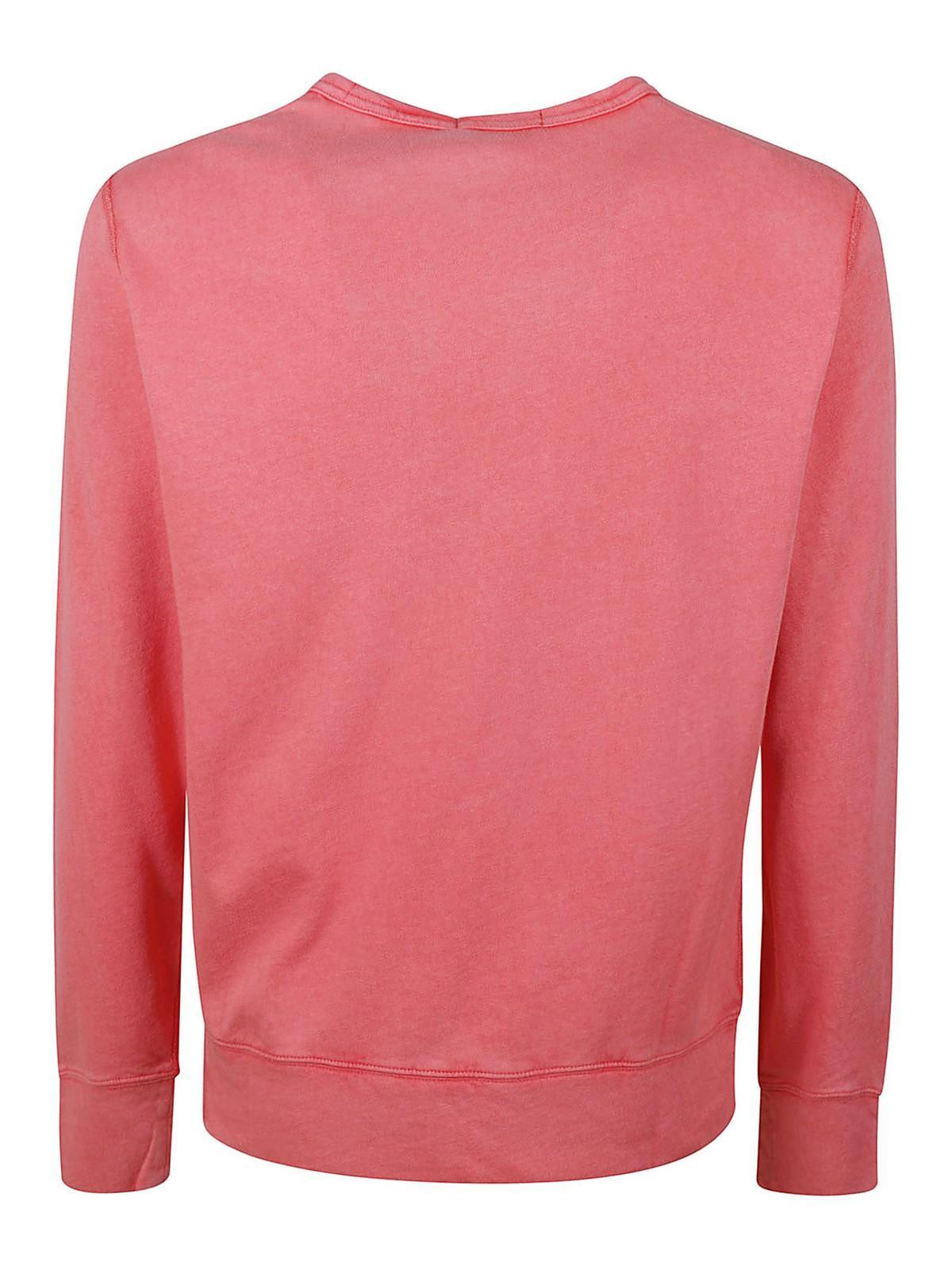 POLO RALPH LAUREN Soft Cotton Sweatshirt In Pink Product Image