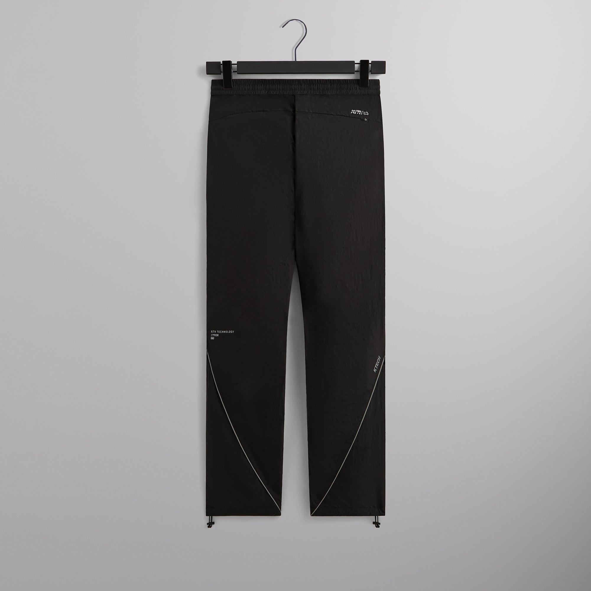 Kith Seamed Nylon Bolt Pant - Black Male Product Image