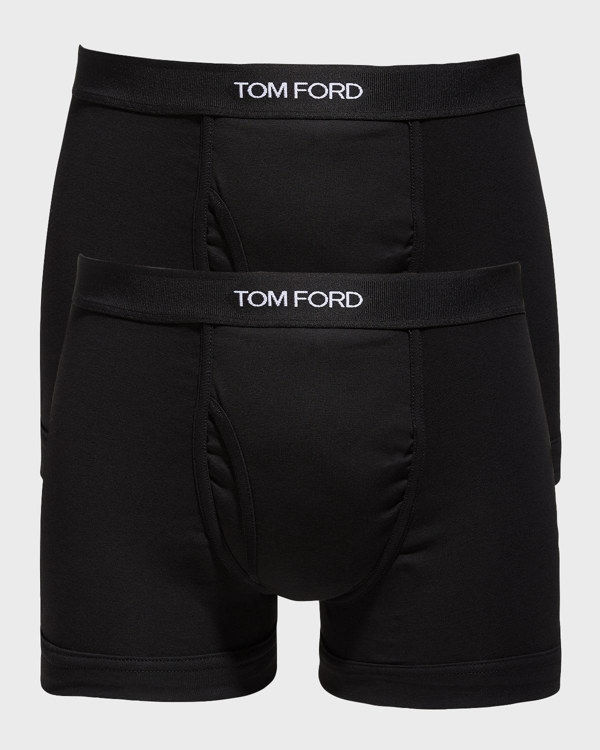 Mens 2-Pack Solid Jersey Boxer Briefs Product Image
