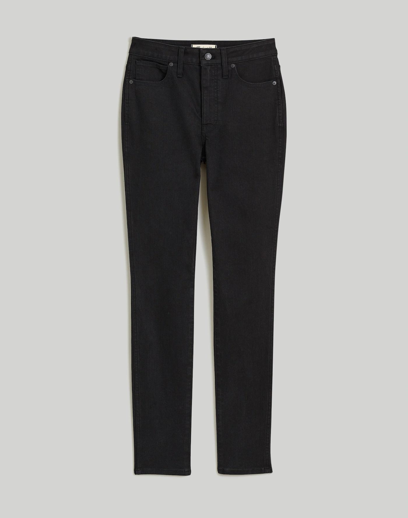 Tall Curvy High-Rise Skinny Jeans in Black Frost Product Image