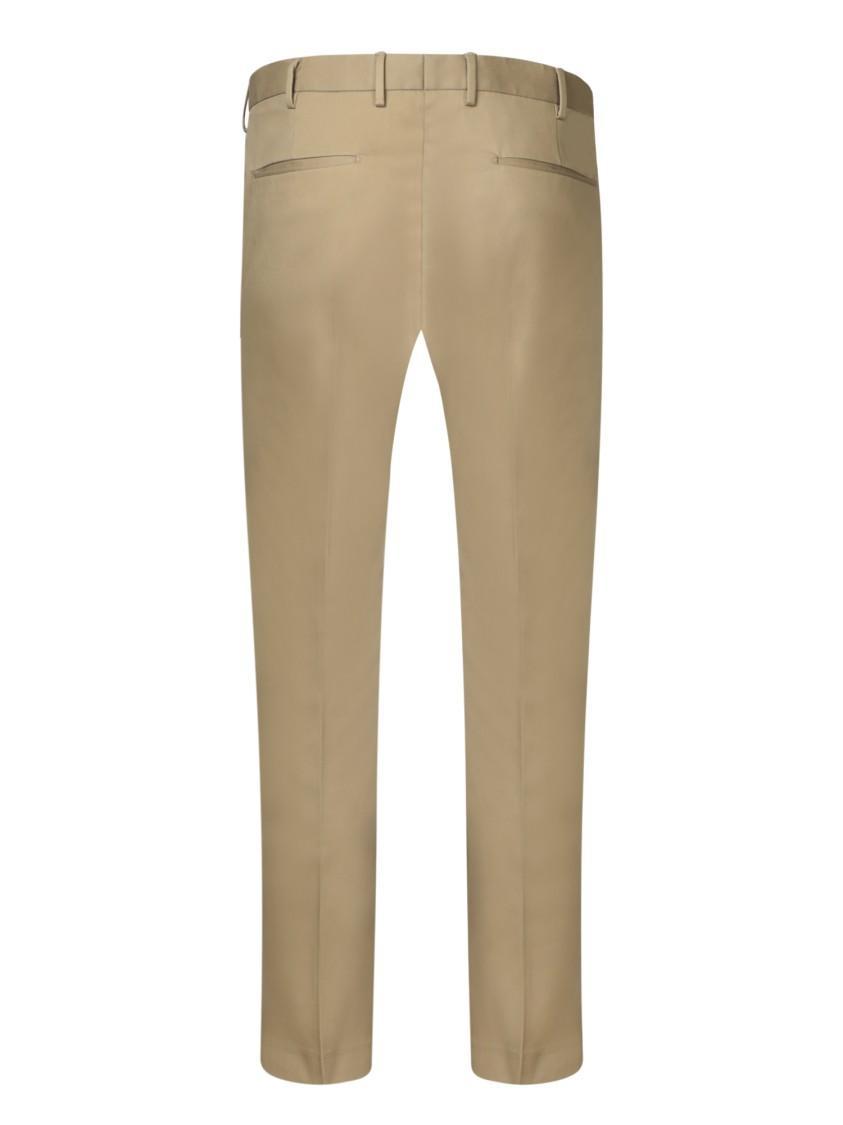 PT TORINO Green Subtle Texture Trousers Product Image