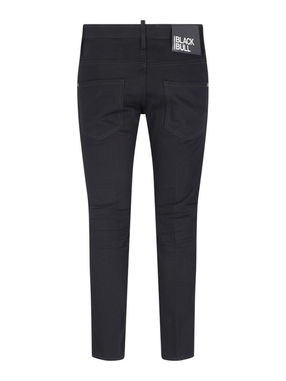DSQUARED2 Cool Guy Mid-rise Skinny Jeans In Black Product Image