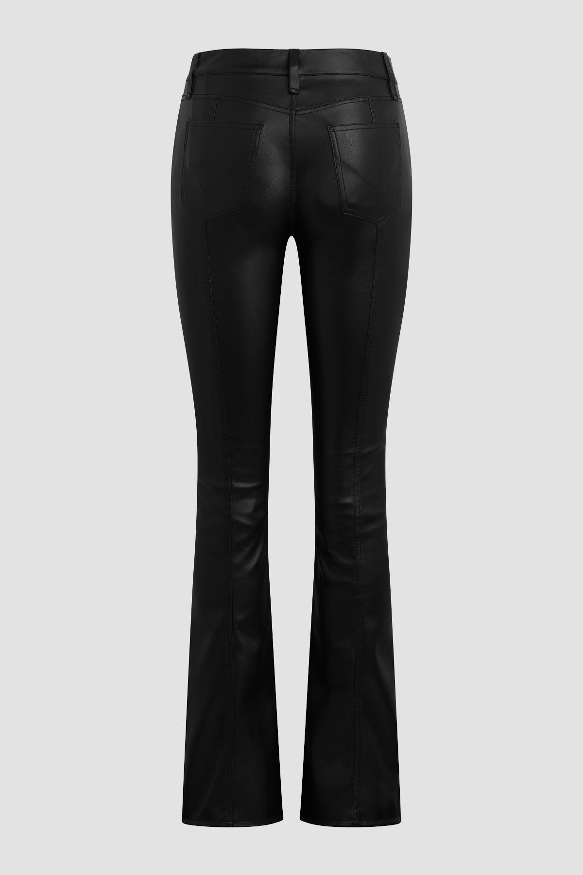 Barbara High-Rise Bootcut Jean w/ Slit Hem Female Product Image