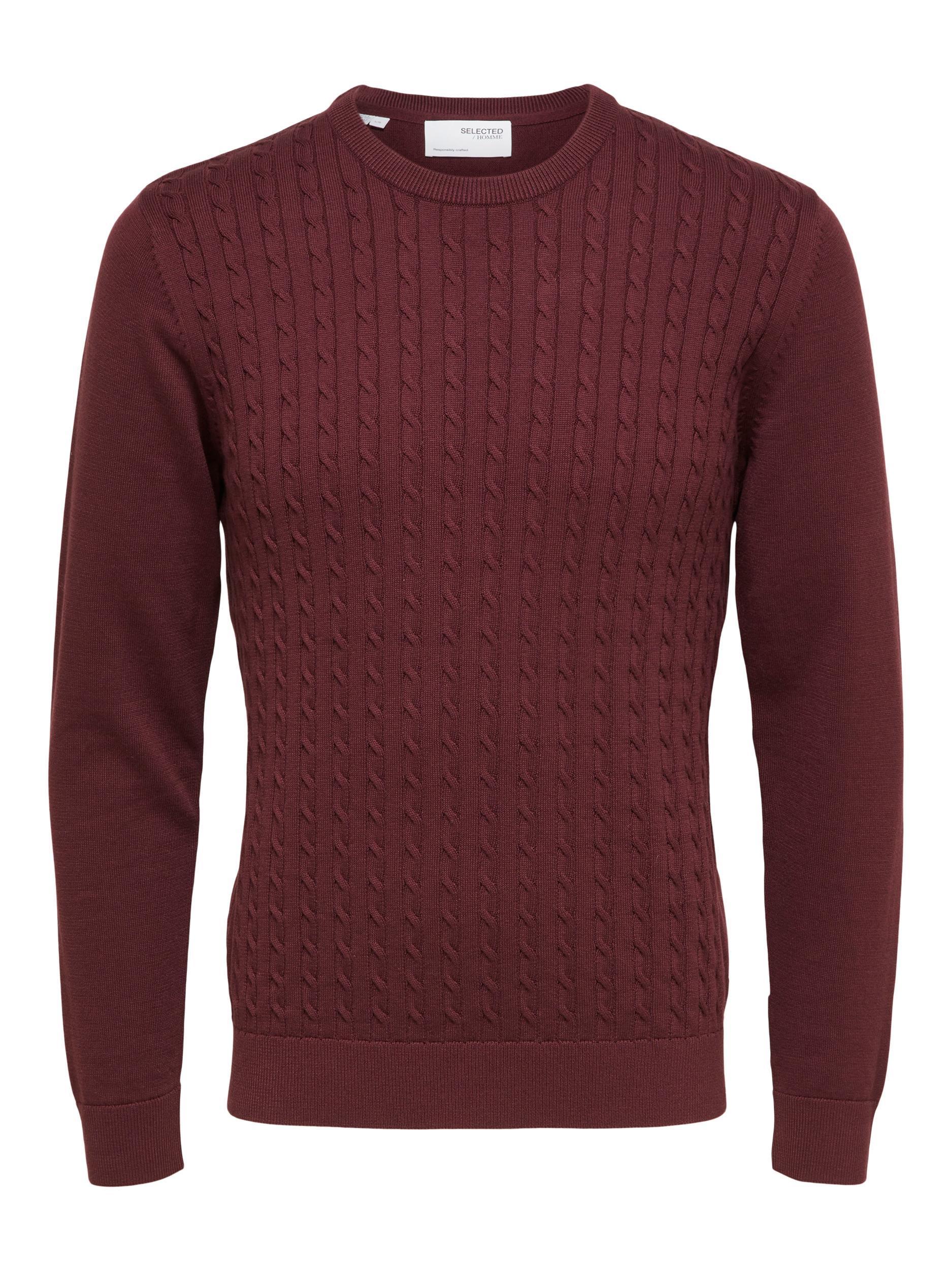 Aiko Knit Cable Crew Product Image