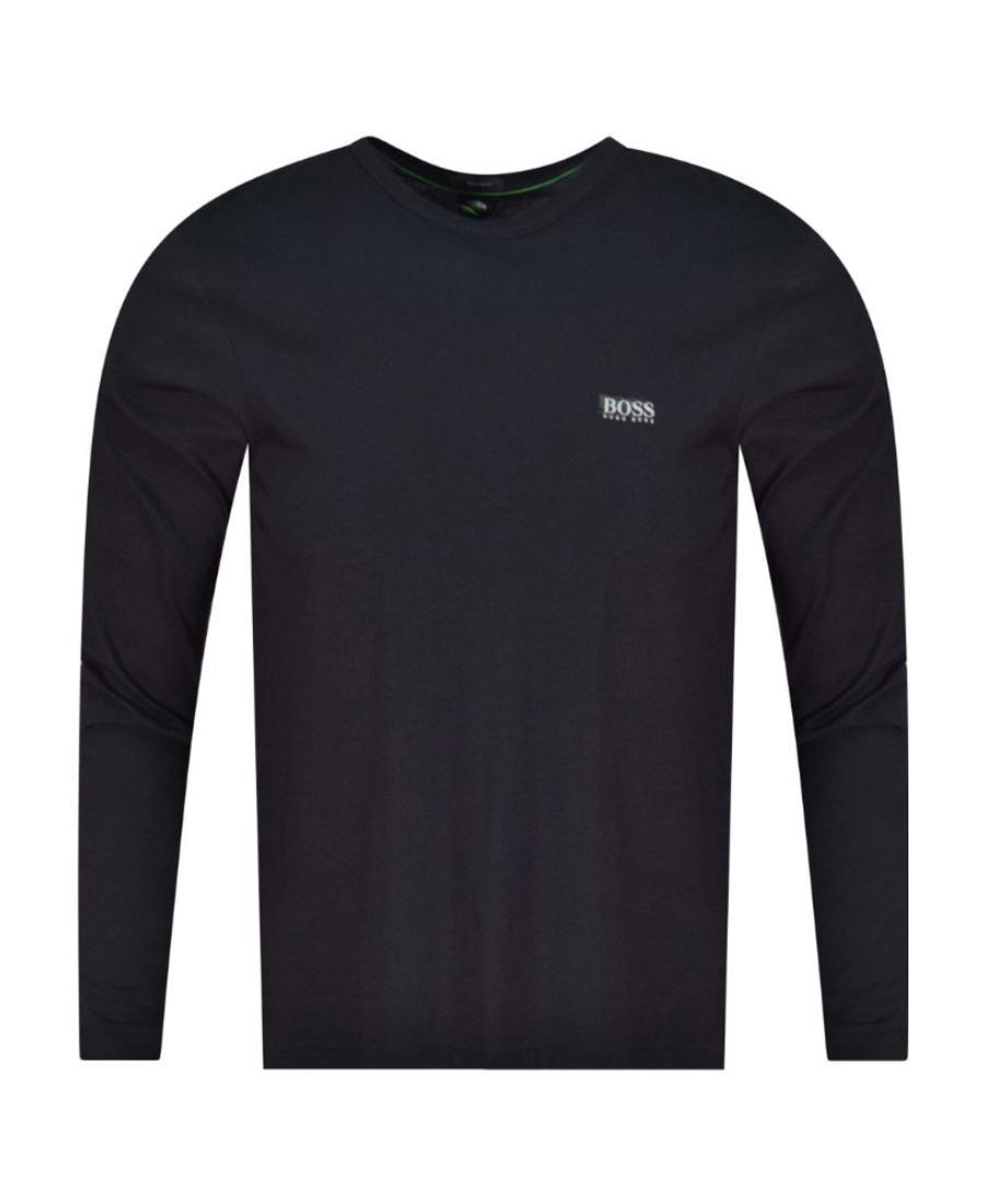HUGO BOSS Logo Long-sleeved T-shirt In Black Product Image