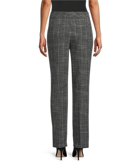 Investments Petite Static Grid 5TH AVE fit Straight Leg Tummy Control Pants Product Image
