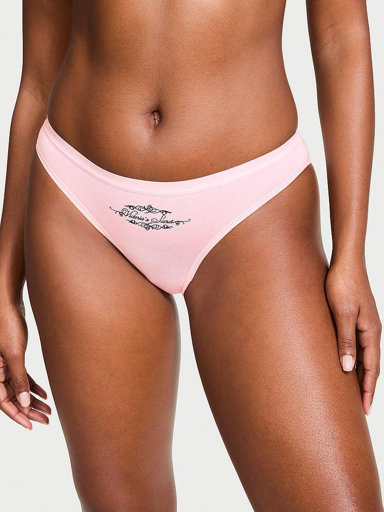 Seamless Lace-Trim Bikini Panty Product Image