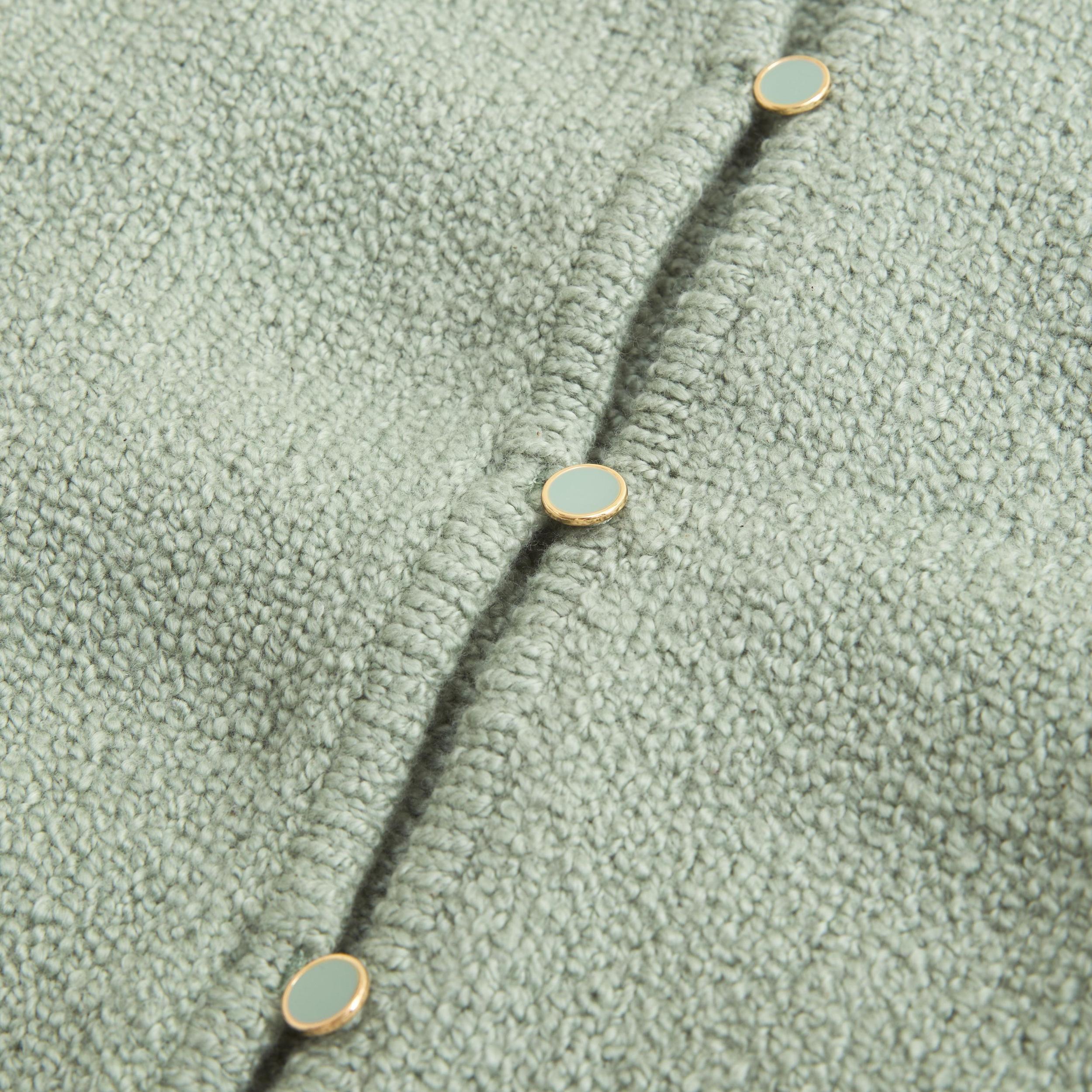 Short-Sleeve Collared Cardigan Product Image