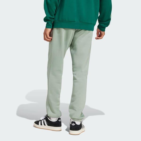 adidas Trefoil Essentials Pants Silver Green XL Mens Product Image
