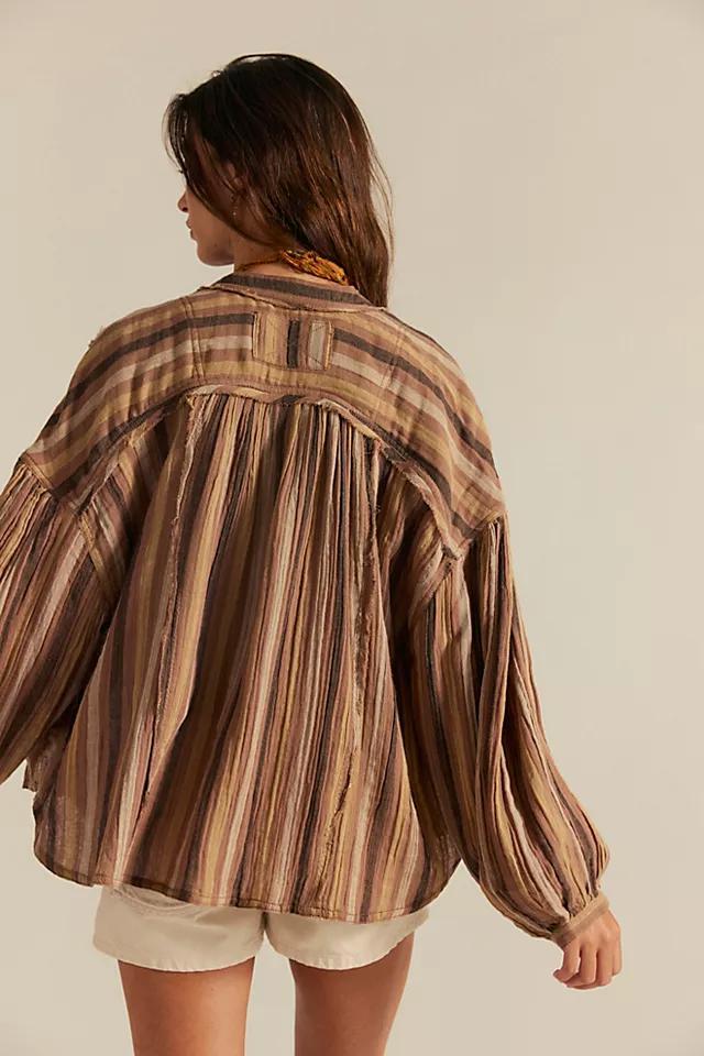 We The Free Valley Double Cloth Striped Shirt Product Image