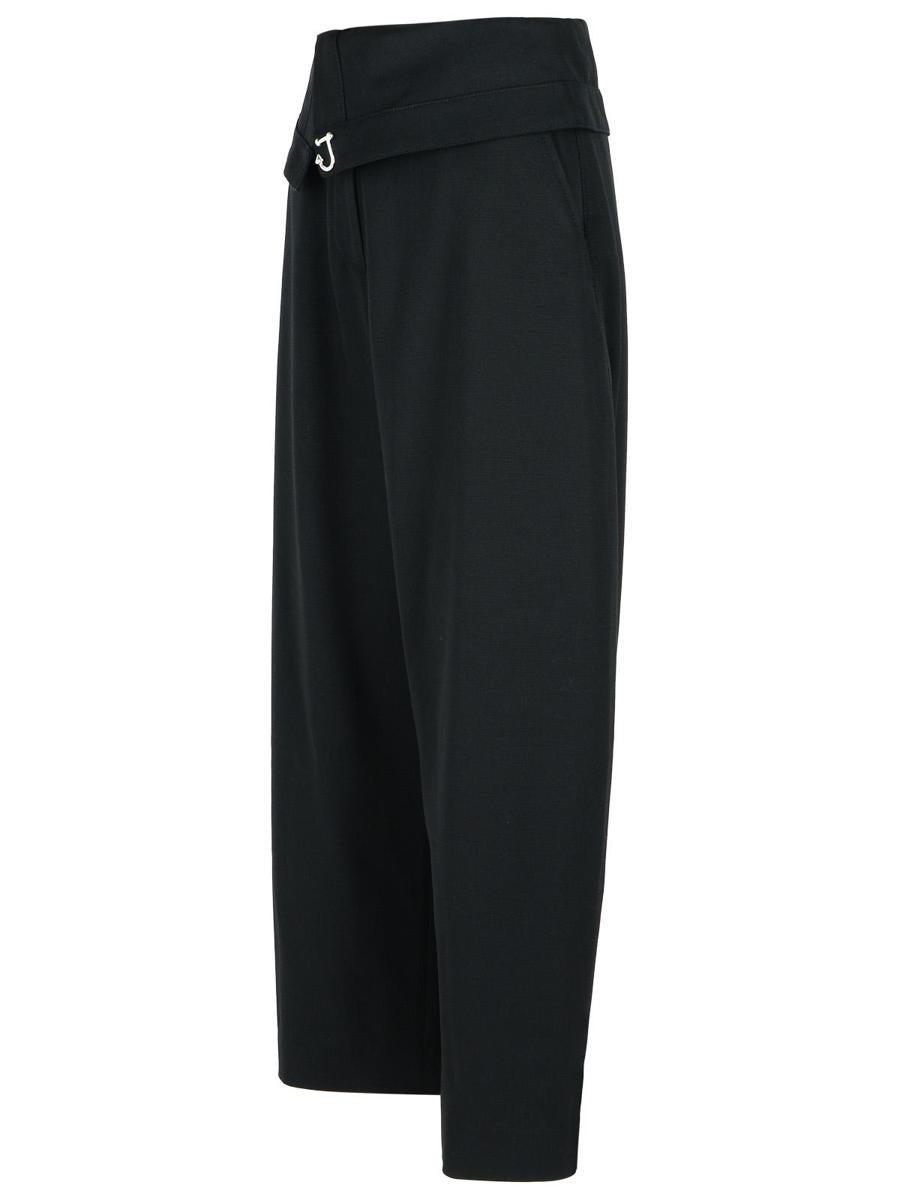JW ANDERSON Fold-over Trousers In Black Product Image