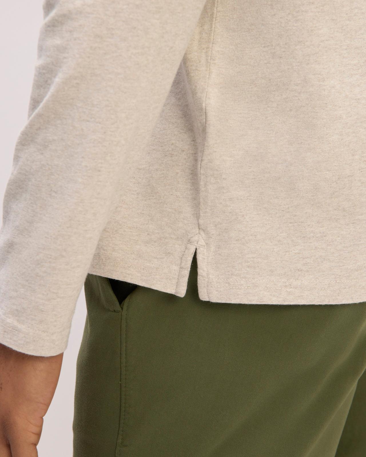 The Premium Weight Long-Sleeve Polo Product Image