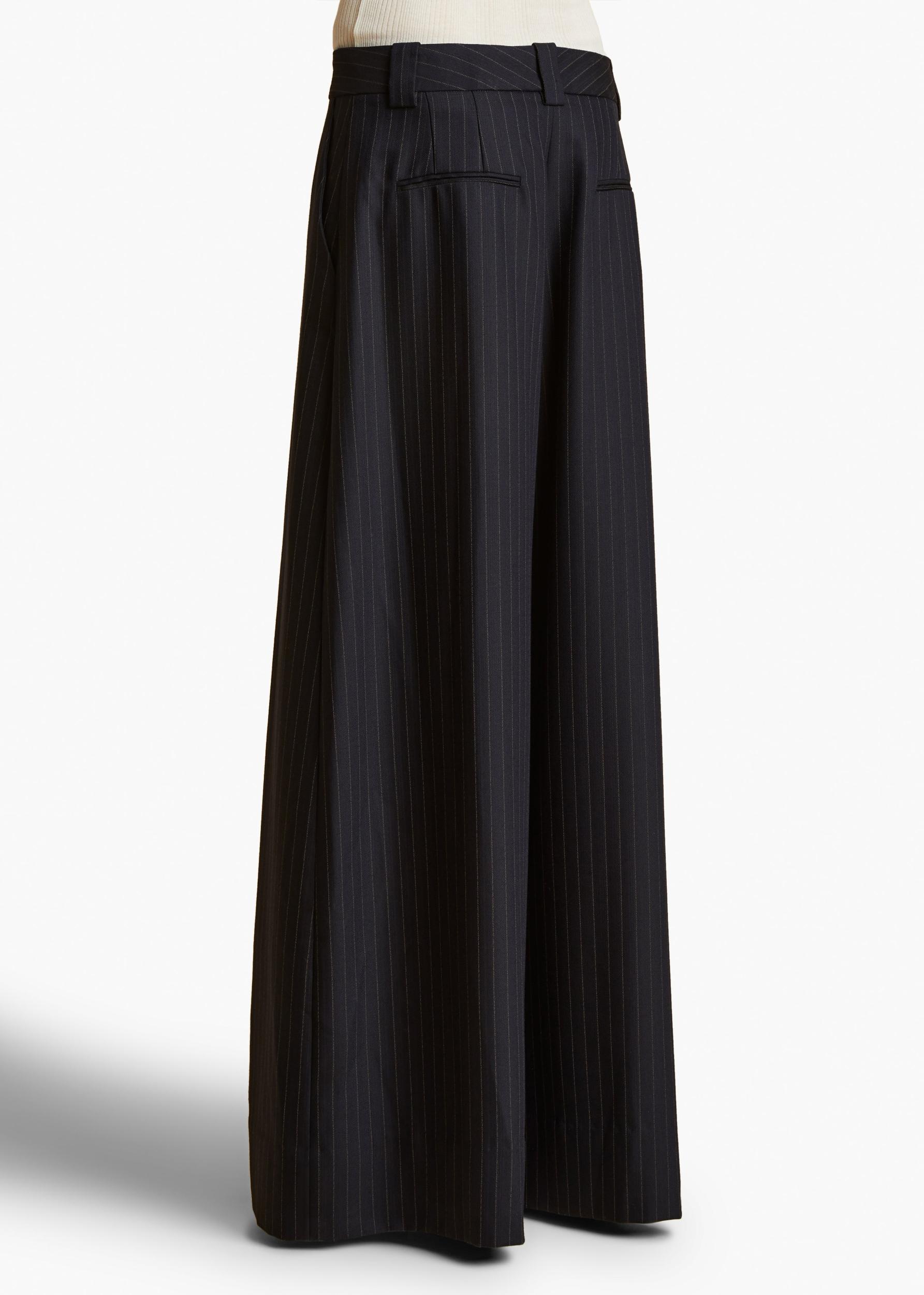 Jacob Pant in Navy and White Stripe Product Image