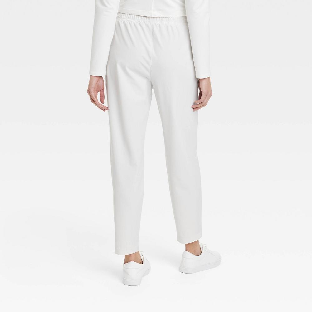 Women's Stretch Woven High-Rise Taper Pants - All In Motion™ Light Beige 3X Product Image