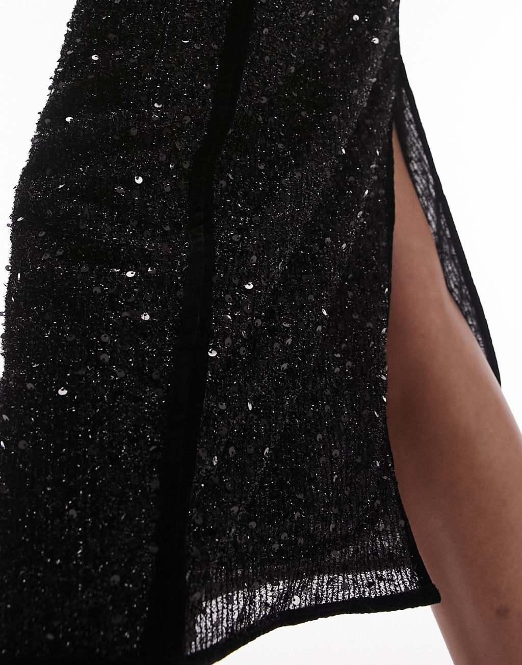 Topshop sequin midi skirt Product Image