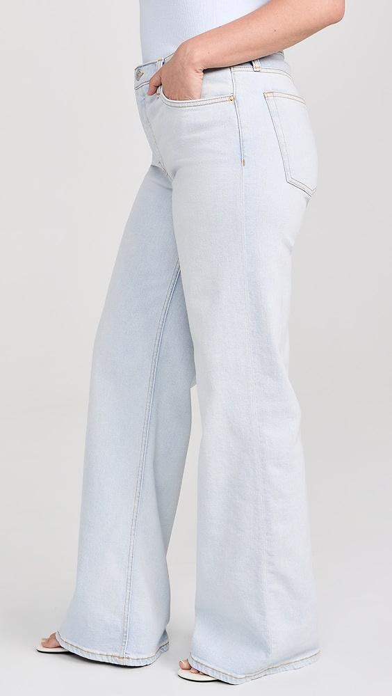 RE/DONE Mid Rise Wide Leg Jeans | Shopbop Product Image