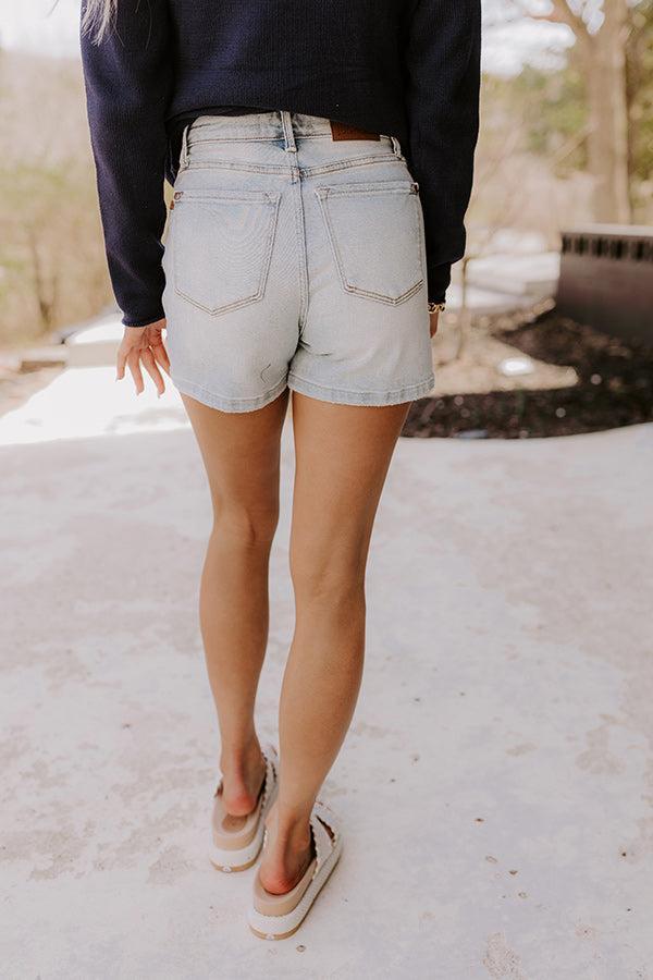 JUDY BLUE Zoey High Waist Shorts Product Image