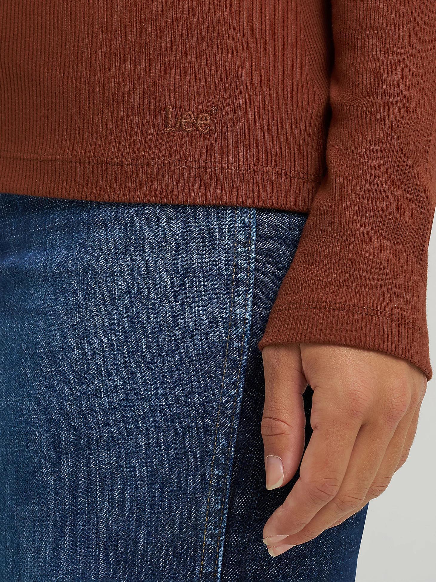 Women's Fitted Square Neck Top | Women's Tops & Tees | Lee® Product Image