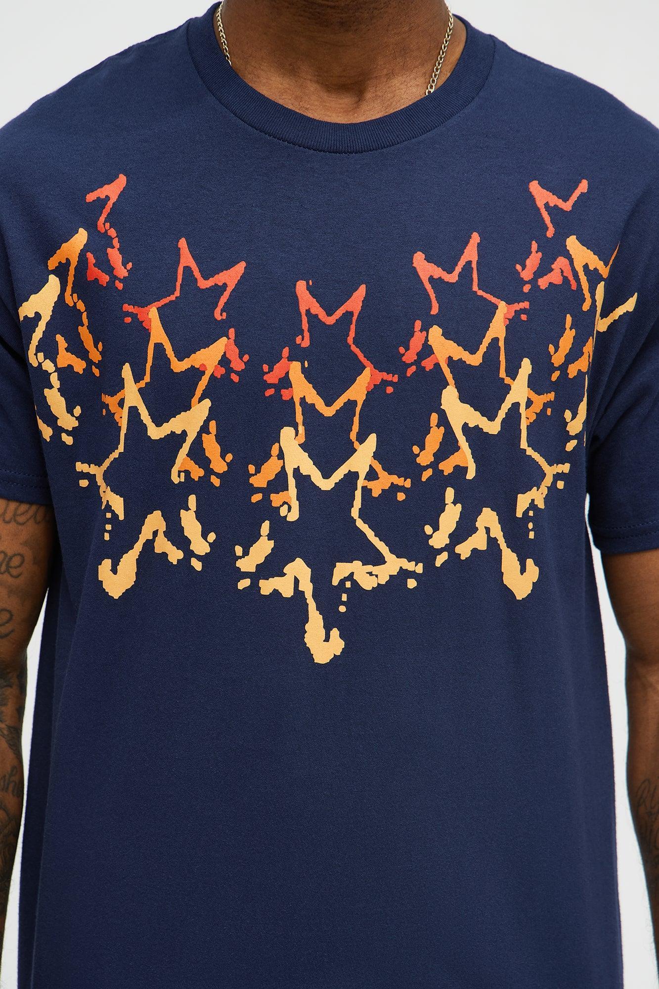 Stars Align Short Sleeve Tee - Navy Product Image