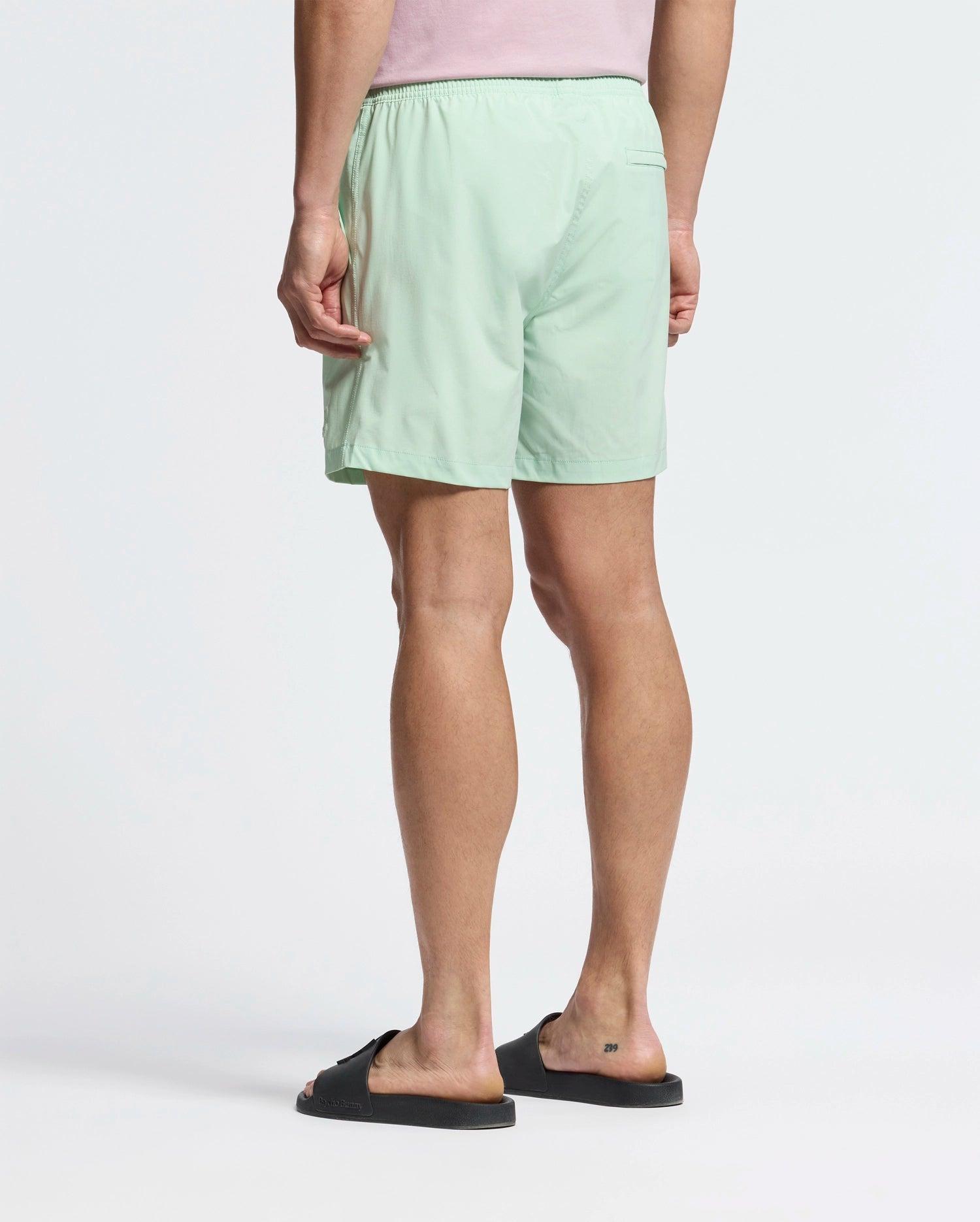 Men's Samos Hydrochromic Printed Swim Trunk 333 GOSSAMER GREEN / XXL Product Image