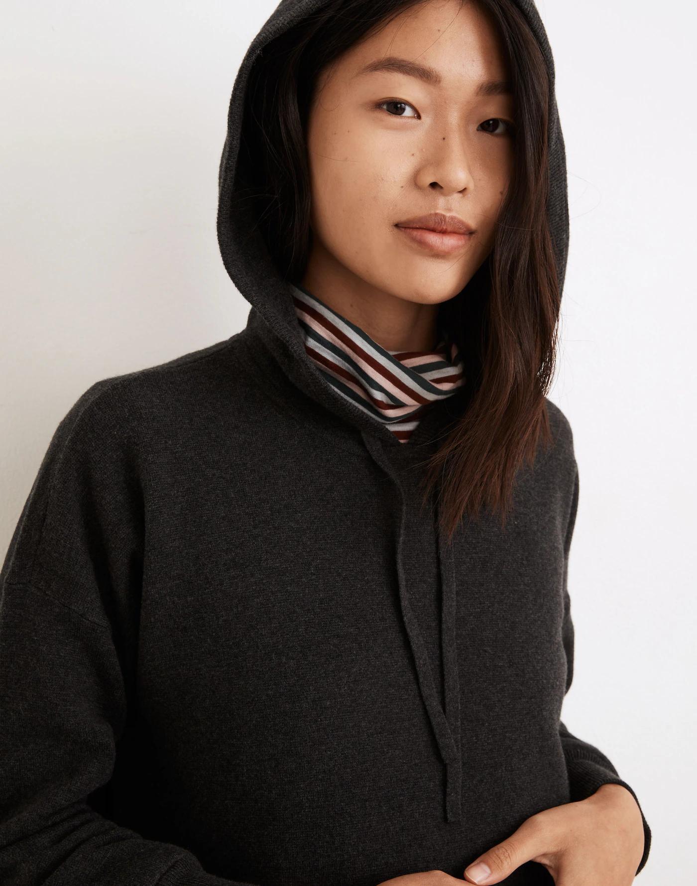 Hoodie Sweater Dress Product Image