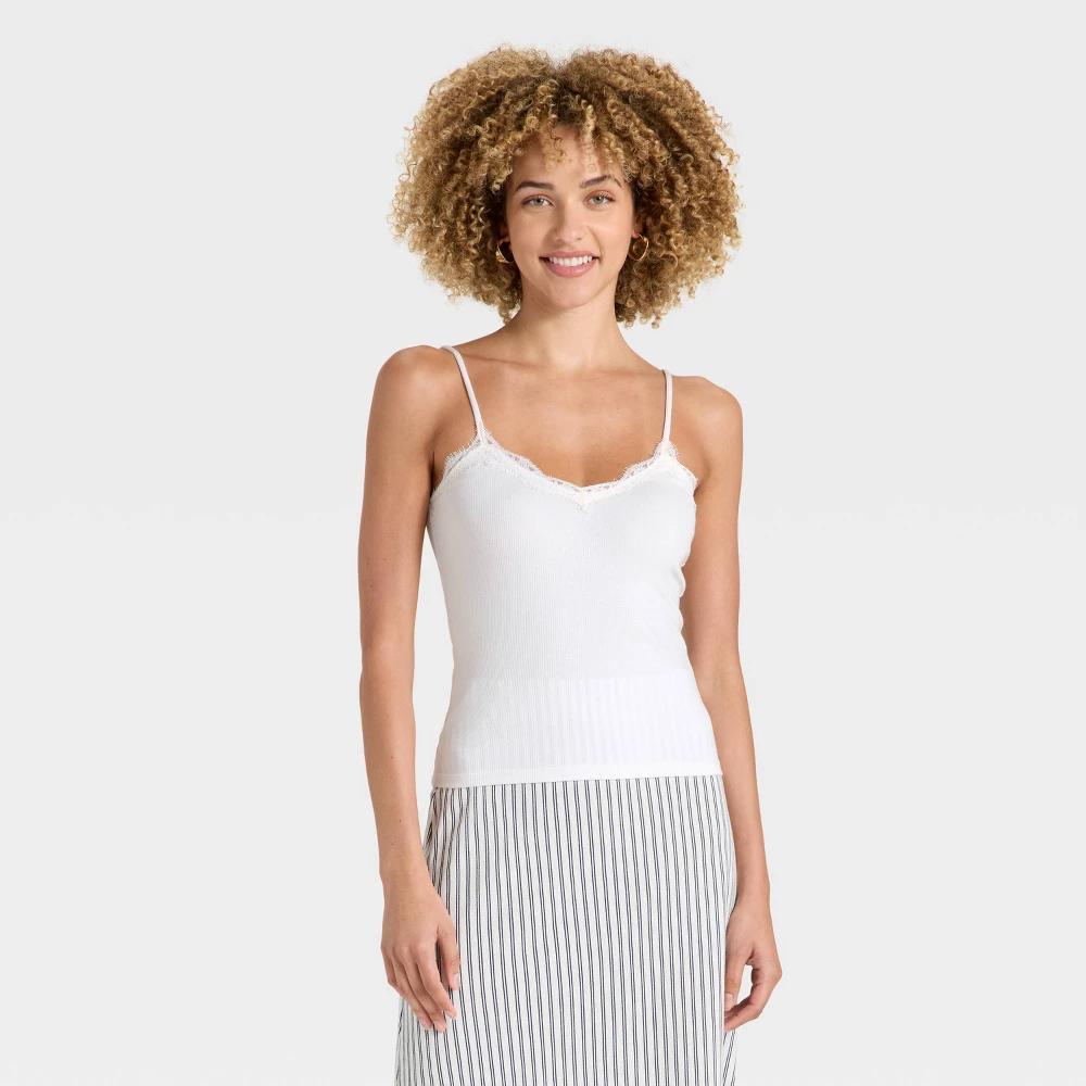 Women's Lace Tank Top - A New Day™ Product Image