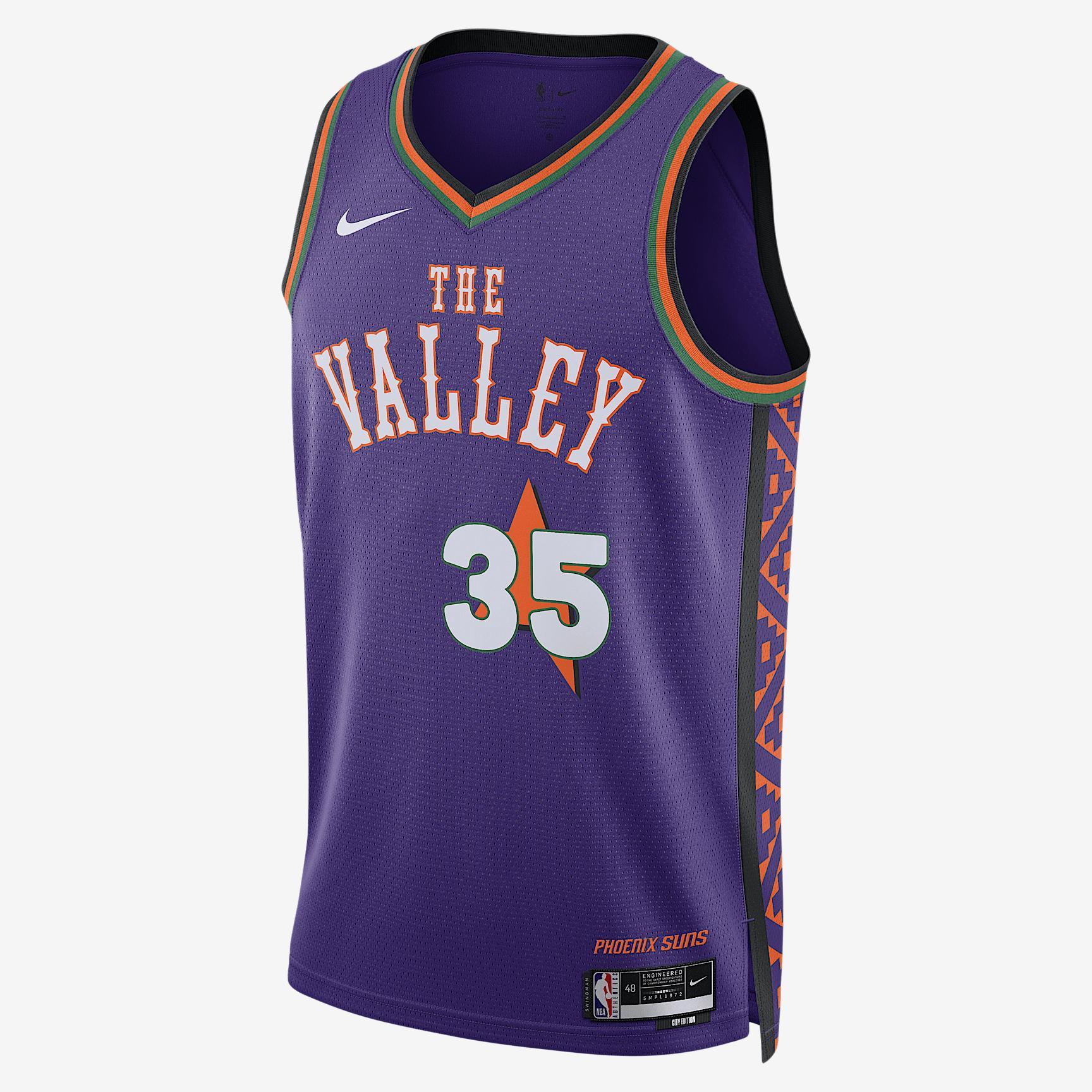 Kevin Durant Phoenix Suns 2024/25 City Edition Men's Nike Dri-FIT NBA Swingman Jersey Product Image