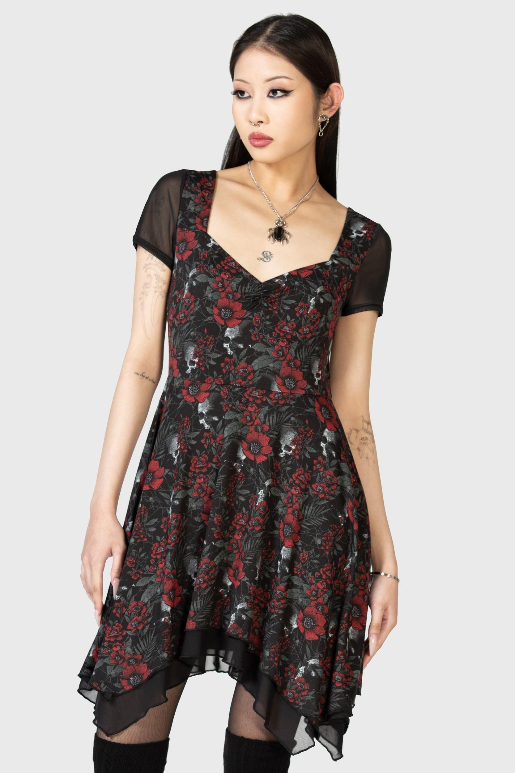 Crimson Decay Mini Dress - Resurrect Female Product Image