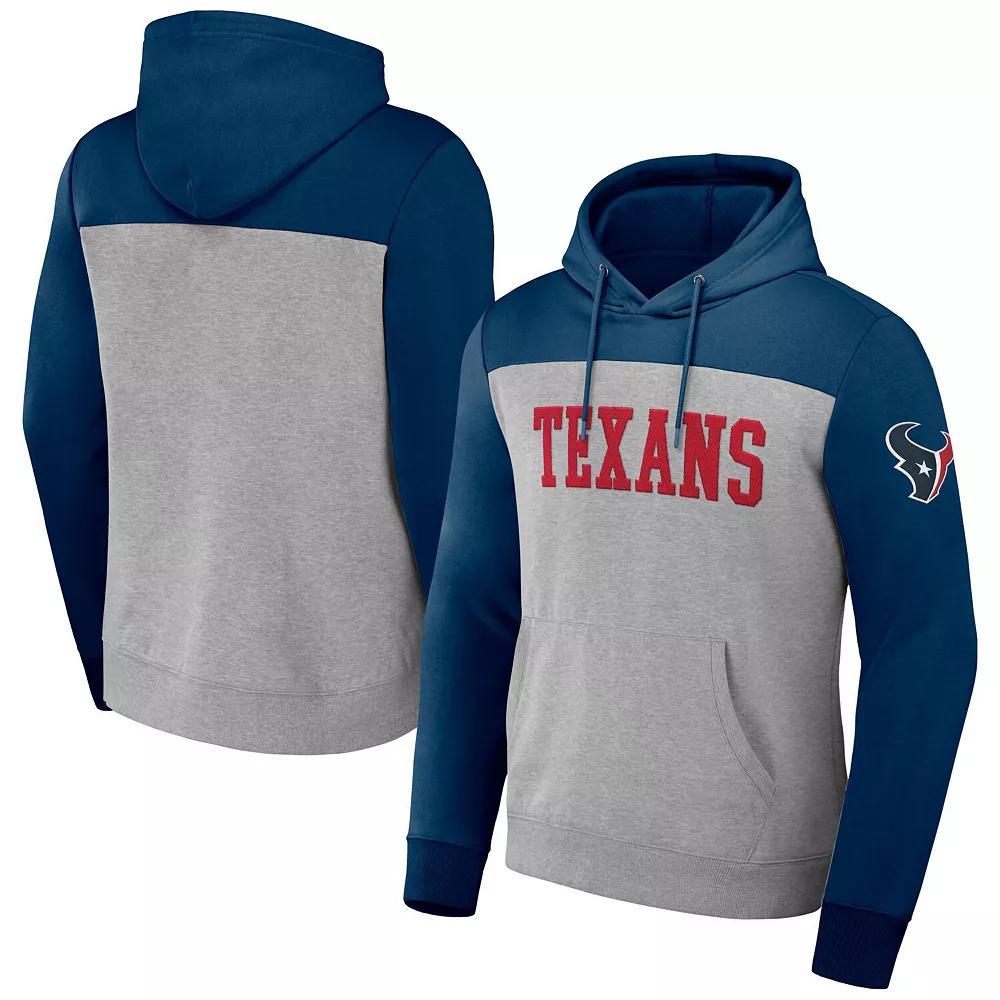 Men's NFL x Darius Rucker Collection by Fanatics Heather Gray Las Vegas Raiders Color Blocked Pullover Hoodie, Size: Small, Lvr Grey Product Image
