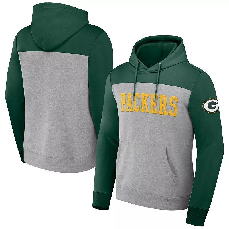 Men's NFL x Darius Rucker Collection by Fanatics Heather Gray Las Vegas Raiders Color Blocked Pullover Hoodie, Size: Small, Lvr Grey Product Image