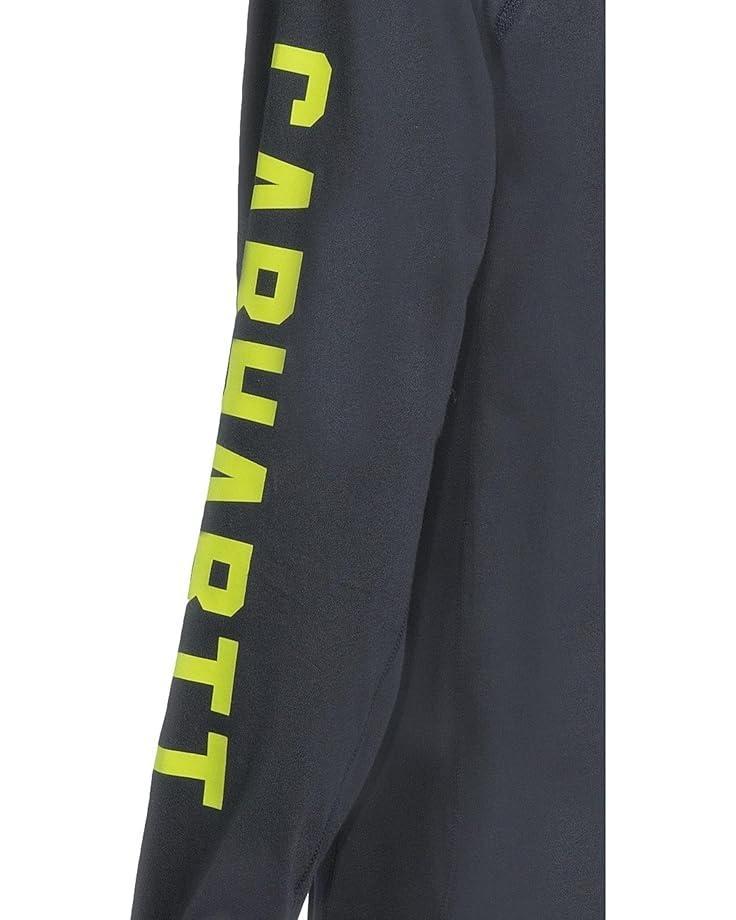 Men's Carhartt Force Relaxed Fit Midweight Long Sleeve Logo Graphic Hooded T-Shirt Product Image