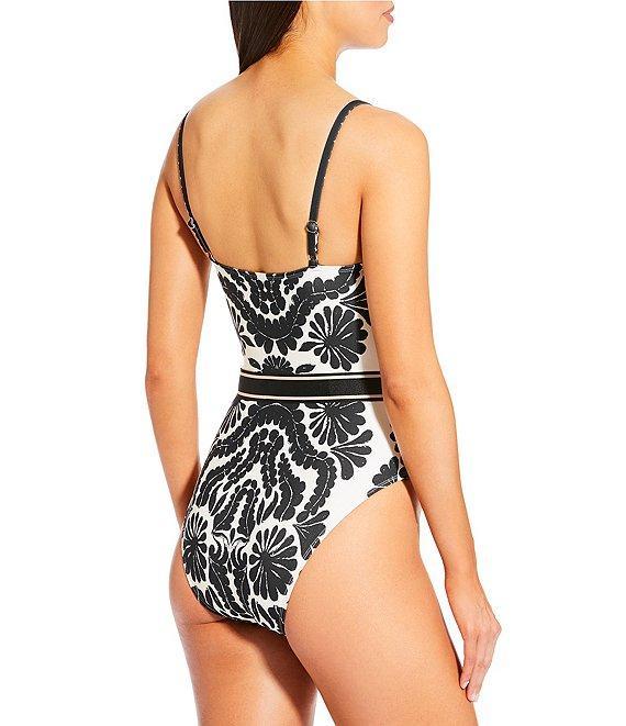 Antonio Melani Talavera Bandeau Ribbon Belt One Piece Swimsuit Product Image