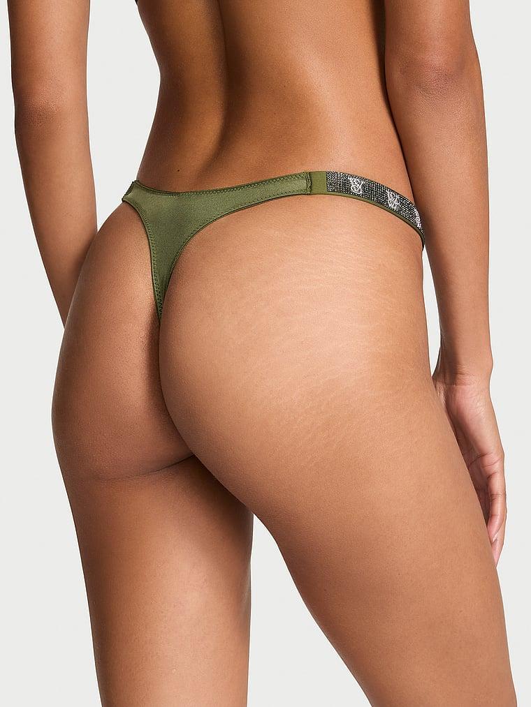 Shine Strap Thong Panty Product Image