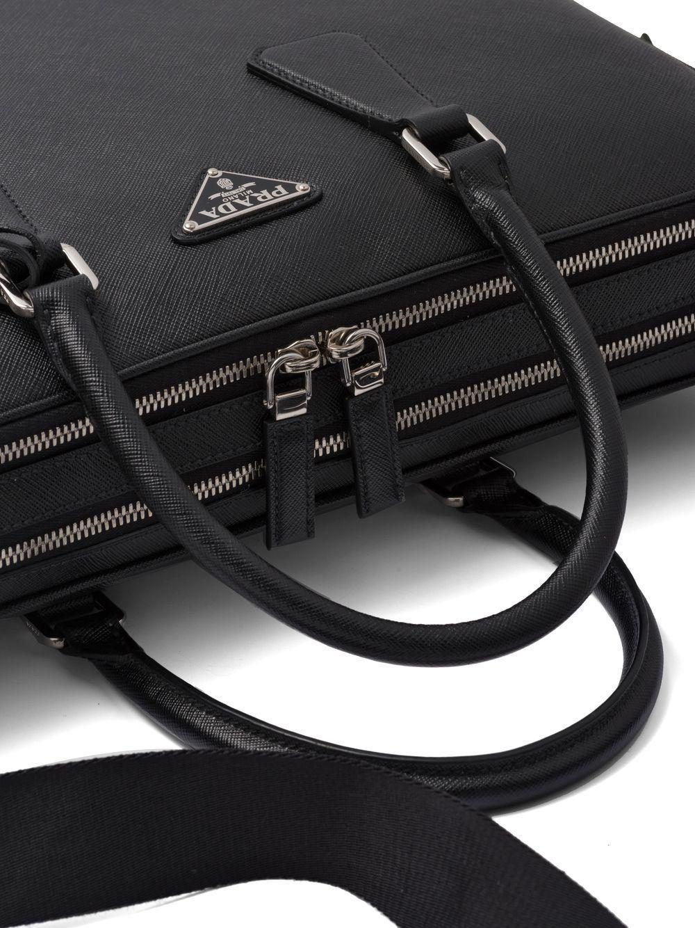 Saffiano leather briefcase Product Image