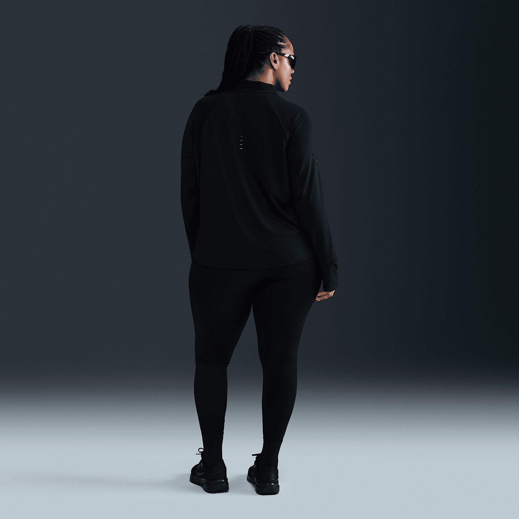 Nike Women's Swift Dri-FIT UV 1/4-Zip Running Top (Plus Size) Product Image
