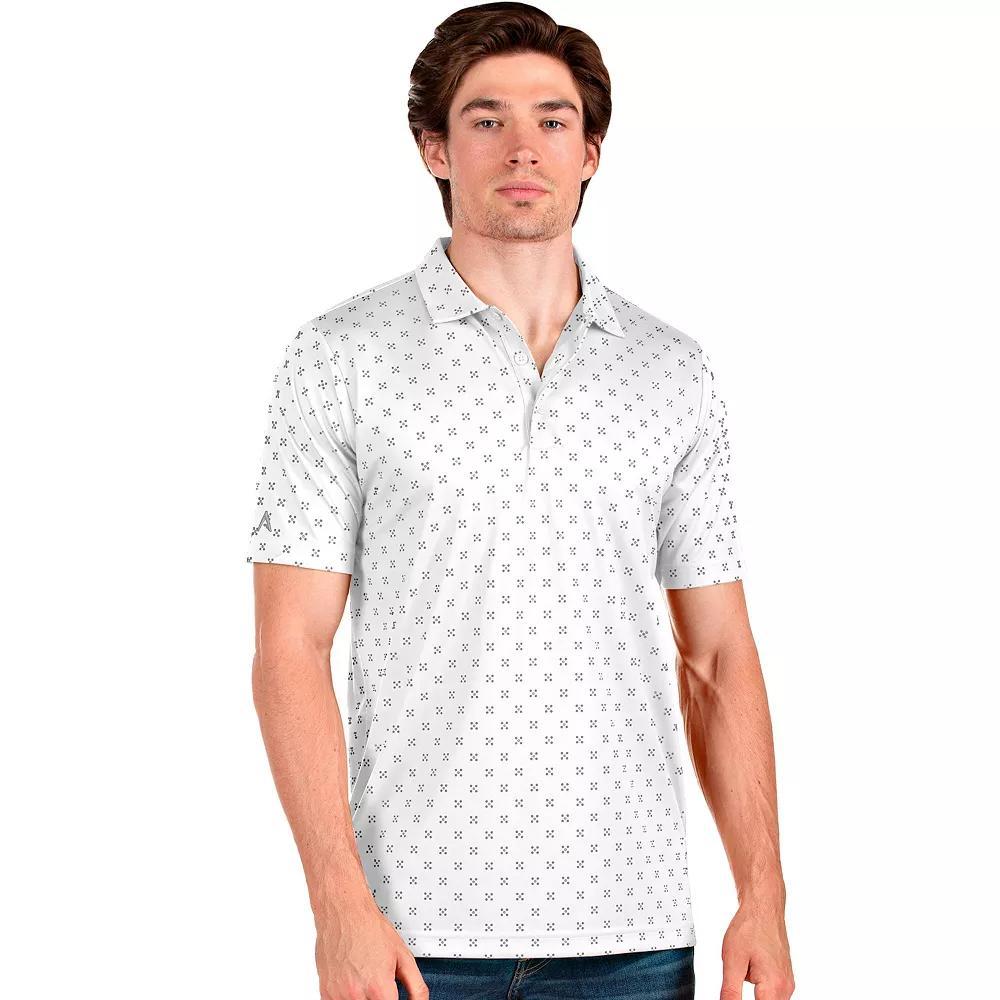 Men's Antigua Spark Polo, Size: Small, White Product Image