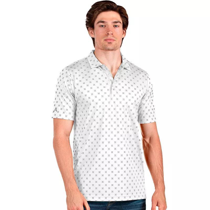 Men's Antigua Spark Polo, Size: Small, White Product Image