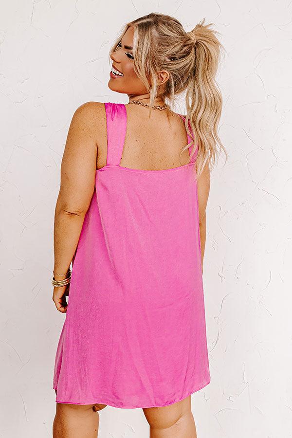 NYC Dreams Mini Dress In Bubblegum Pink Curves Product Image