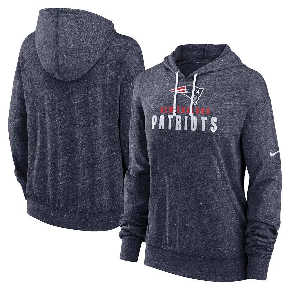 Women's Nike Navy New England Patriots Plus Size Gym Vintage Pullover Hoodie, Size: 2XL, Blue Product Image