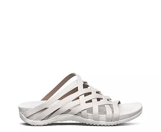 Bearpaw Zinnia Women's Strappy Slide Sandals, Size: 10, White Product Image