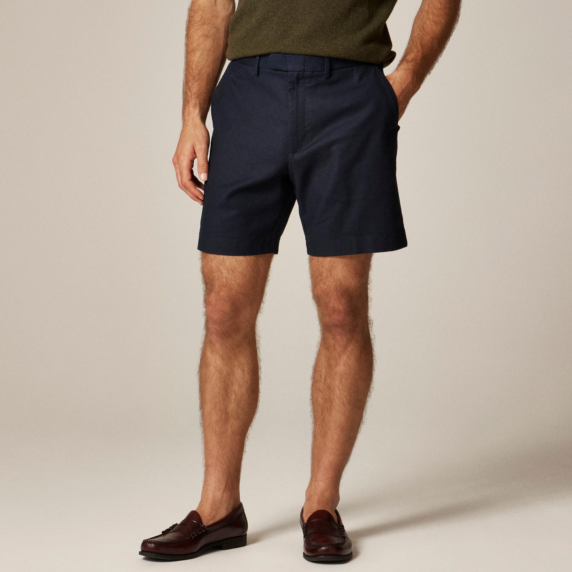 8" dress short in stretch cotton blend Product Image
