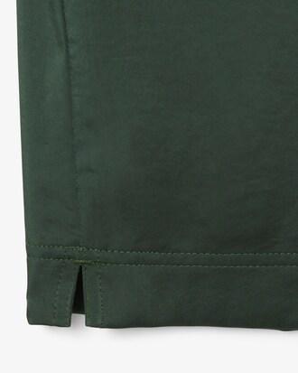 Oversized Silky Fluid Polo Shirt Product Image